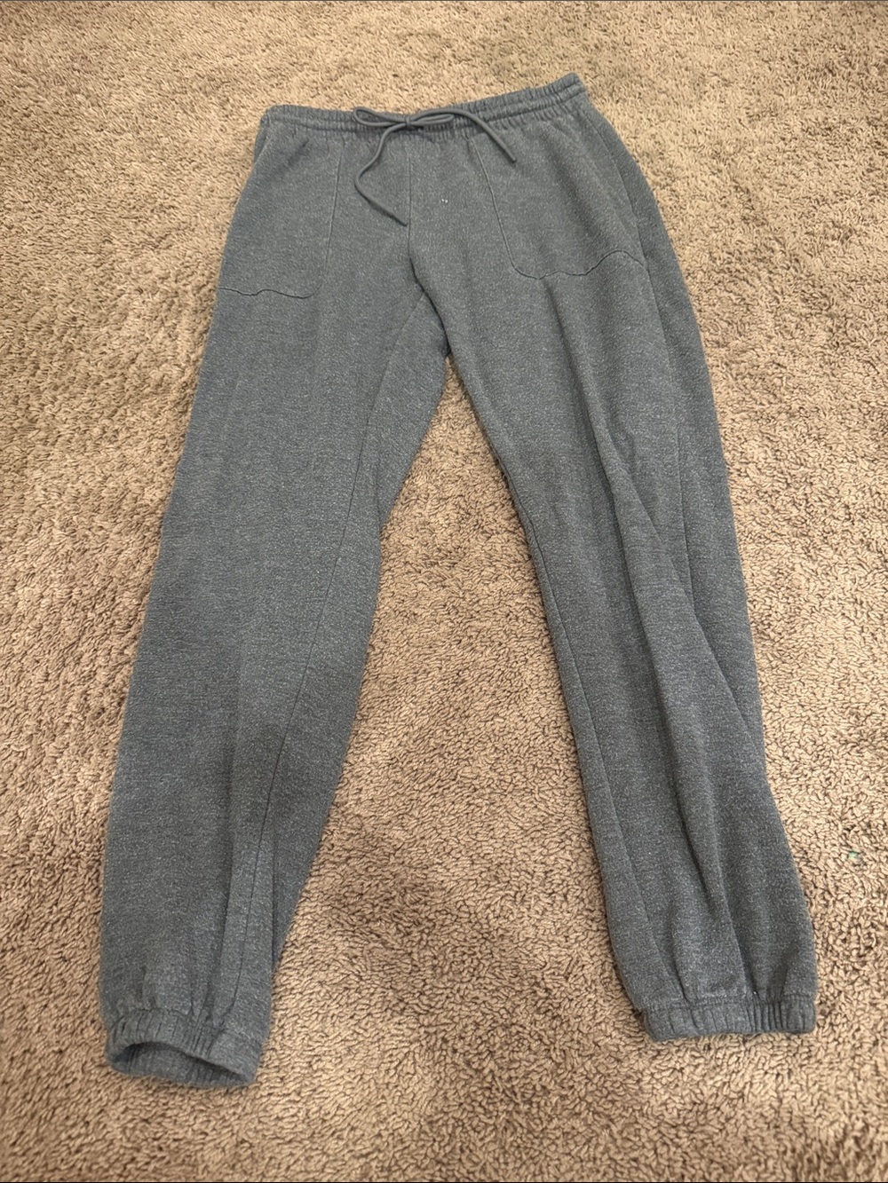 Dark Grey Fleece Sweatpants